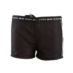 New Just Cavalli Men XS / 46 Black Swimming Trunks Short Beach Shorts + Pocket
